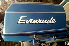 Lettering on a bass boat