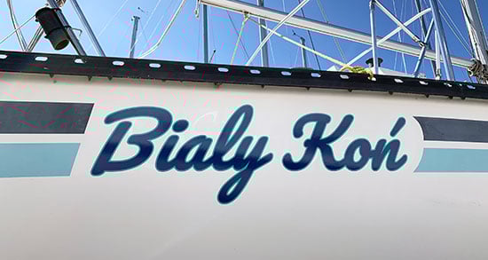 Custom Vinyl Boat Name Custom Vinyl Boat Name