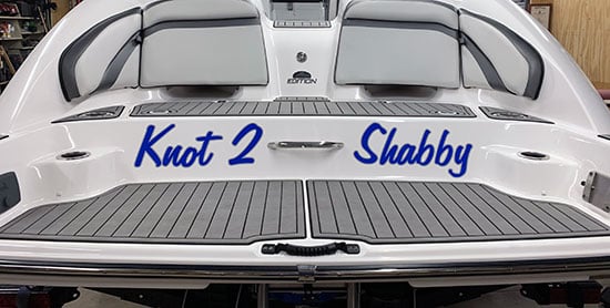Custom Vinyl Boat Name Custom Vinyl Boat Name