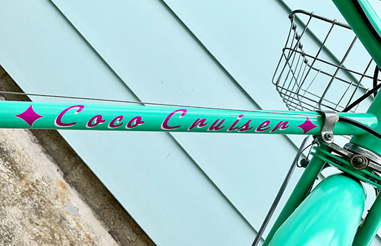 Custom Vinyl Bike Lettering Custom Vinyl Bike Lettering