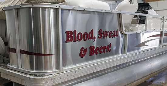 Custom Vinyl Boat Name Custom Vinyl Boat Name